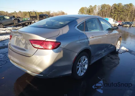 2015 Chrysler 200 Limited z USA, uszkodzony, nr VIN 1C3CCCAB1FN571423